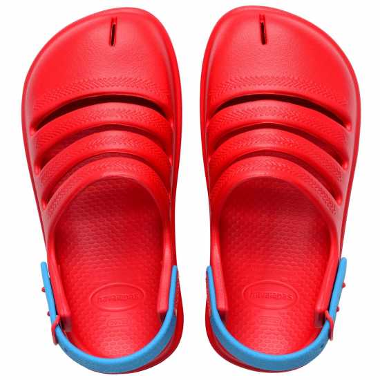 Havaianas Джапанки Kids' Pink Flip Flops Ruby Red/Turq 