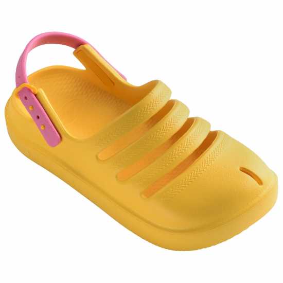 Havaianas Джапанки Kids' Pink Flip Flops Yellow Gold 