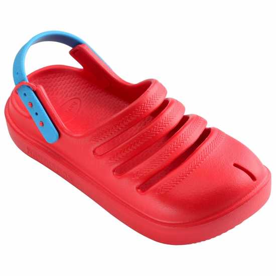 Havaianas Джапанки Hav. Kids Clog Pink Flux/prisma Pur Flip Flops Girls Ruby Red/Turq 