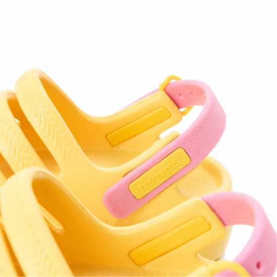 Havaianas Джапанки Kids' Pink Flip Flops Yellow Gold 