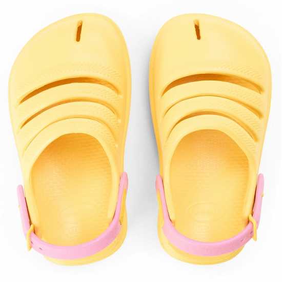 Havaianas Джапанки Kids' Pink Flip Flops Yellow Gold 