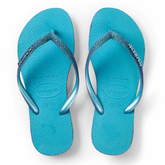 Havaianas Джапанки Hav. Slim Sparkle Ii Nautical Blue Flip Flops Unisex Kids Havaianas Джапанки Hav. Slim Sparkle Ii Nautical Blue Flip Flops Unisex Kids