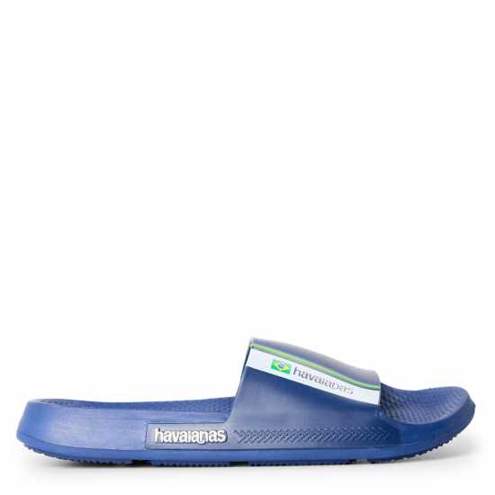 Havaianas Джапанки Hav. Slide Brasil Navy Blue 29/30 Flip Flops Unisex Kids  