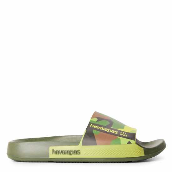Havaianas Джапанки Hav. Slide Print Green 33/34 Flip Flops Unisex Kids  