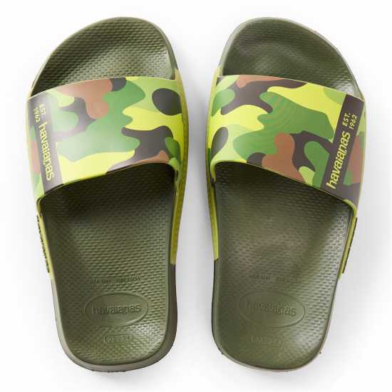 Havaianas Джапанки Hav. Slide Print Green 33/34 Flip Flops Unisex Kids  