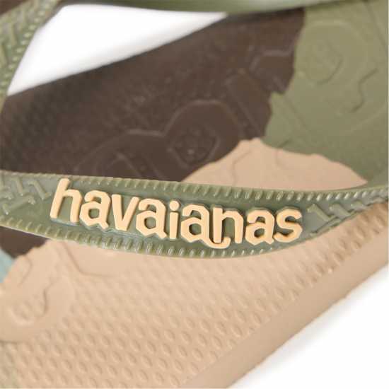 Havaianas Джапанки Hav. Top Logomania Colors Ii Green Flip Flops Unisex Kids  