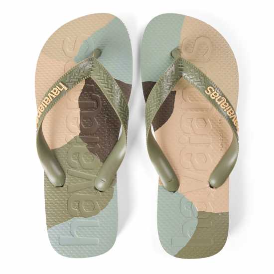 Havaianas Джапанки Hav. Top Logomania Colors Ii Green Flip Flops Unisex Kids  