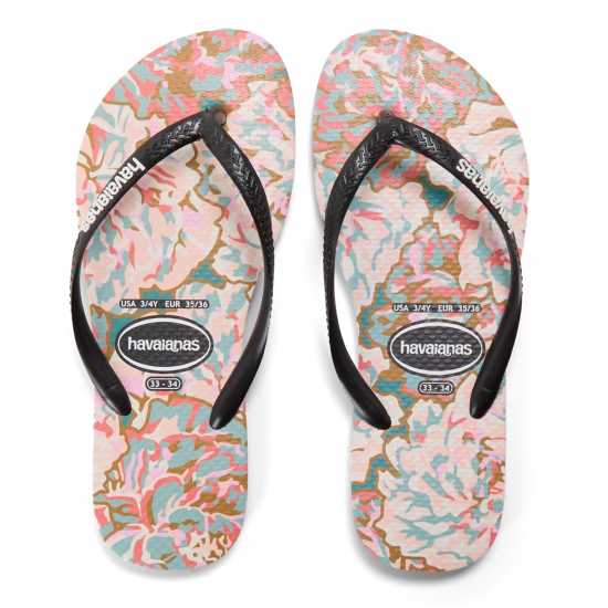 Havaianas Джапанки Hav. Slim Animals Glitter Black 33/ Flip Flops Unisex Kids  