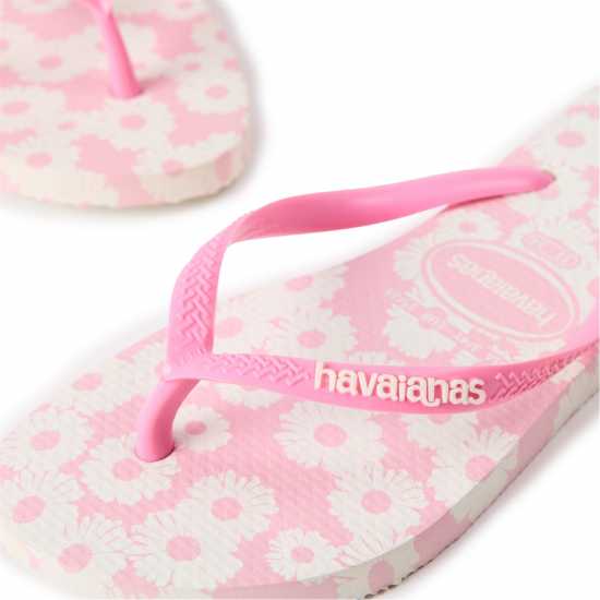 Havaianas Джапанки Hav. Slim Daisy Caitti White/rose 3 Flip Flops Unisex Kids  