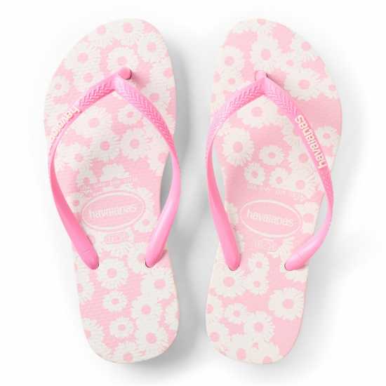 Havaianas Джапанки Hav. Slim Daisy Caitti White/rose 3 Flip Flops Unisex Kids  