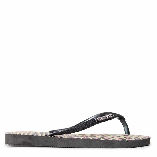Havaianas Джапанки Hav. Slim Animals Mix Black/grey 33 Flip Flops Unisex Kids  