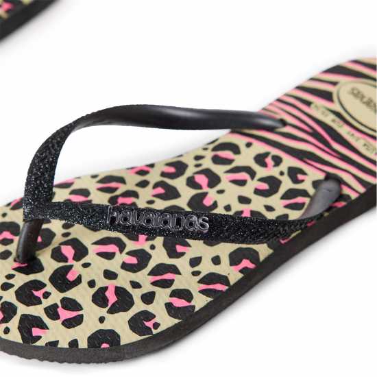 Havaianas Джапанки Hav. Slim Animals Mix Black/grey 33 Flip Flops Unisex Kids  