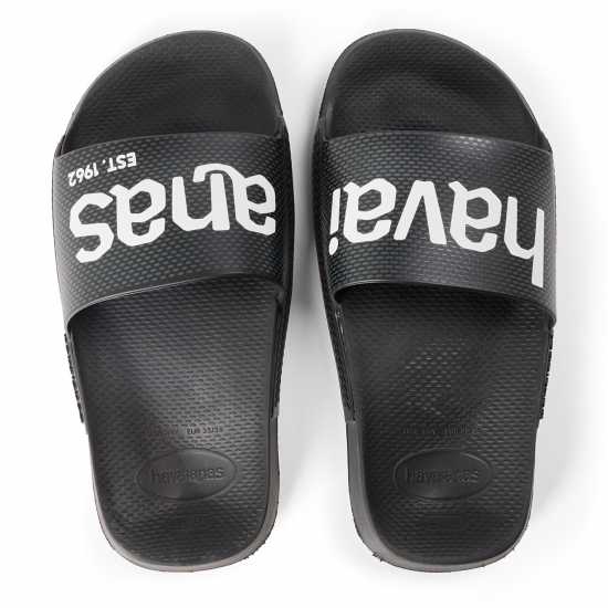 Havaianas Джапанки Hav. Slide Classic Logomania Black Flip Flops Unisex Kids Havaianas Джапанки Hav. Slide Classic Logomania Black Flip Flops Unisex Kids