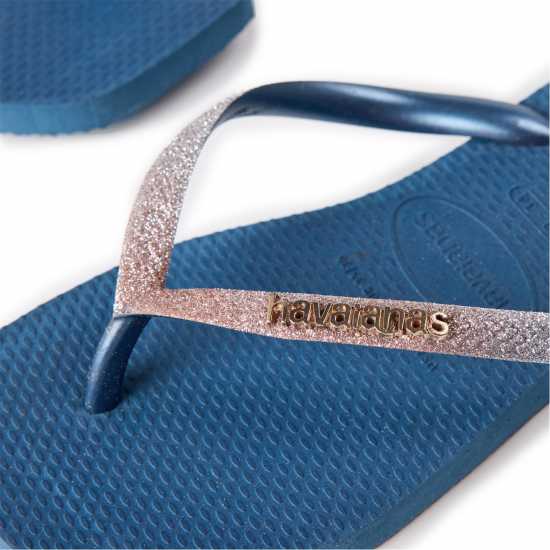 Havaianas Джапанки Hav. Square Glitter Indigo Blue 33/ Flip Flops Unisex Kids  