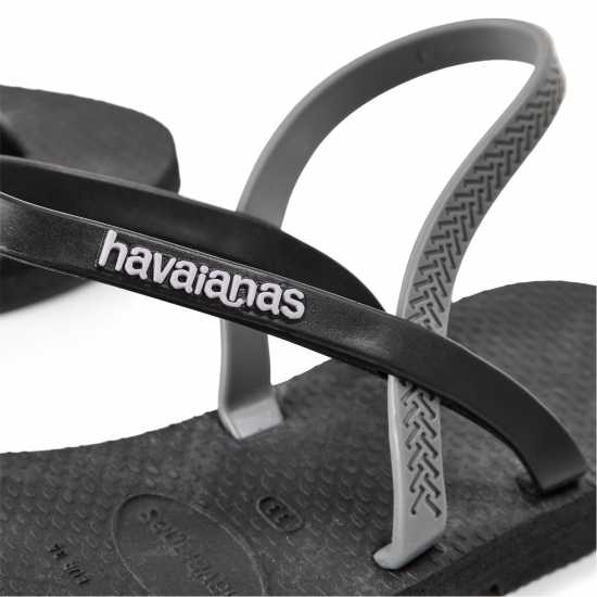 Havaianas Джапанки Unisex Kids Hav. You Paraty Rj Black Flip Flops  