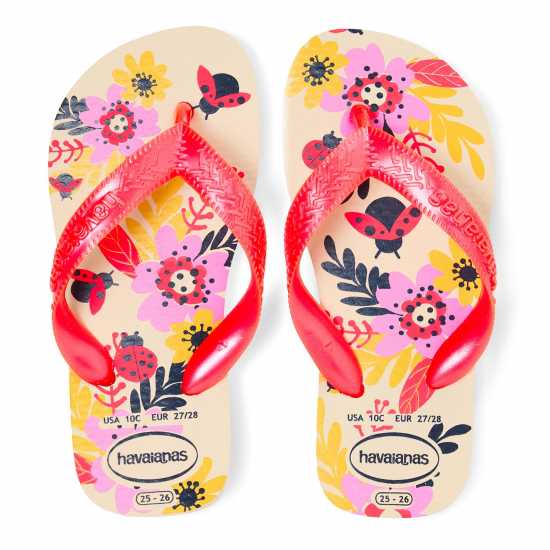 Havaianas Джапанки Hav. Kids Flores Beige 25/26 Flip Flops Unisex  