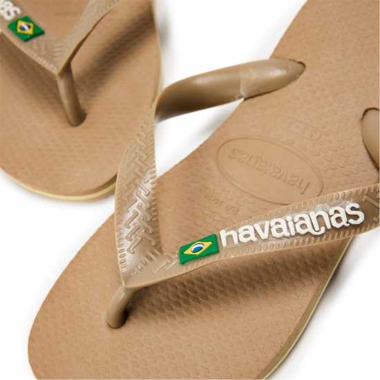 Havaianas Джапанки Hav. Brasil Logo Rose Gold 33/34 Flip Flops Unisex Kids Havaianas Джапанки Hav. Brasil Logo Rose Gold 33/34 Flip Flops Unisex Kids