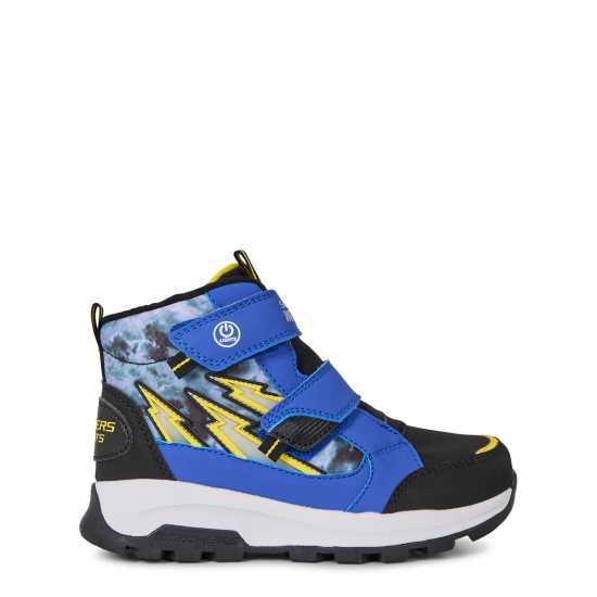 Skechers Trekking Lightup Boots Boys Син/Черен Детски туристически обувки