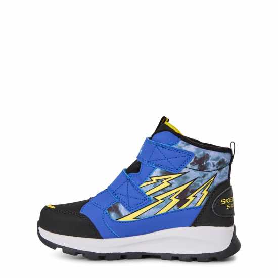 Skechers Trekking Lightup Boots Boys Син/Черен Детски туристически обувки