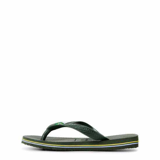 Havaianas Джапанки Hav. Brasil Logo Green Olive 29/30 Flip Flops Unisex Kids  