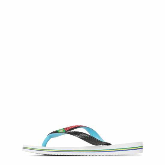 Havaianas Джапанки Hav. Brasil Mix White/black 33/34 Flip Flops Unisex Kids  