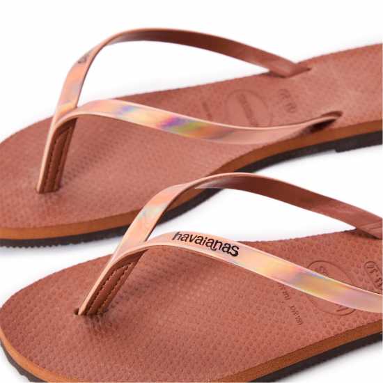 Havaianas Джапанки Hav. You Metallic Rust 33/34 Flip Flops Unisex Kids Havaianas Джапанки Hav. You Metallic Rust 33/34 Flip Flops Unisex Kids