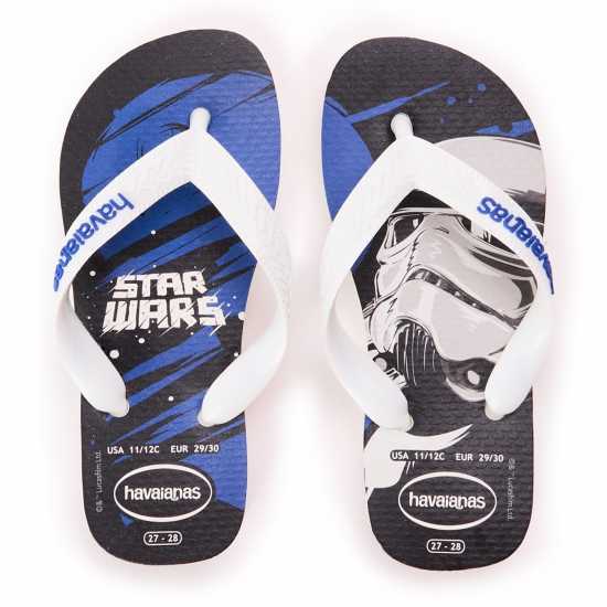 Havaianas Джапанки Hav. Star Wars White/star Blue/whit Flip Flops Unisex Kids Havaianas Джапанки Hav. Star Wars White/star Blue/whit Flip Flops Unisex Kids