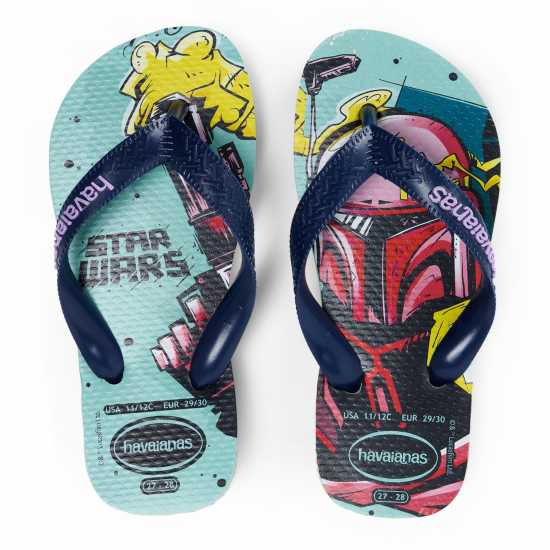 Havaianas Джапанки Hav. Star Wars Clay/navy Blue 27/28 Flip Flops Unisex Kids  