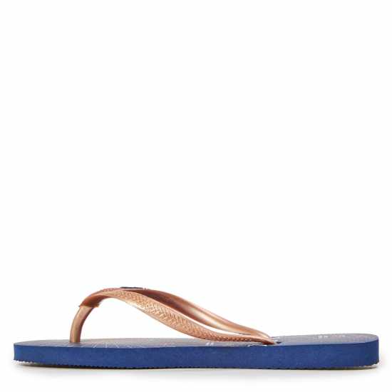 Havaianas Джапанки Hav. Slim Nautical Navy Blue/rose G Flip Flops Unisex Kids  