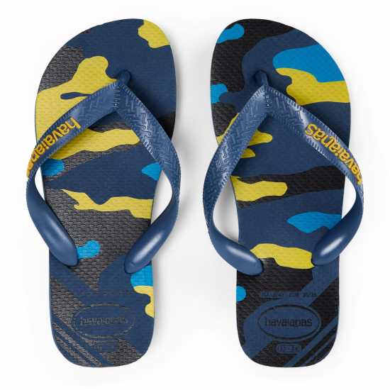 Havaianas Джапанки Hav. Top Camu Indigo Blue 33/34 Flip Flops Unisex Kids  