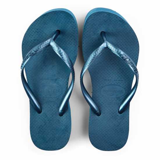 Havaianas Джапанки Hav. Slim Flatform Comfy Blue 33/34 Flip Flops Unisex Kids  