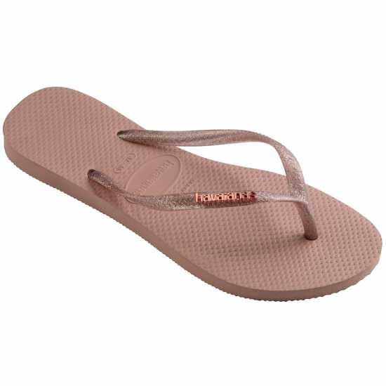 Havaianas Джапанки Hav. Slim Logo Metallic Crocus Rose Flip Flops Unisex Kids Havaianas Джапанки Hav. Slim Logo Metallic Crocus Rose Flip Flops Unisex Kids