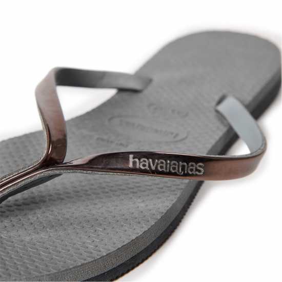 Havaianas Джапанки Hav. You Metallic Grey Steel/metall Flip Flops Unisex Kids Havaianas Джапанки Hav. You Metallic Grey Steel/metall Flip Flops Unisex Kids