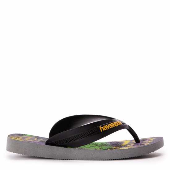 Havaianas Джапанки Hav. Kids Max Herois Steel Grey/bla Flip Flops Unisex  