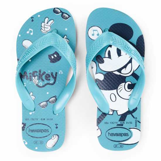 Havaianas Джапанки Hav. Top Disney Tranquility Blue 29 Flip Flops Unisex Kids  