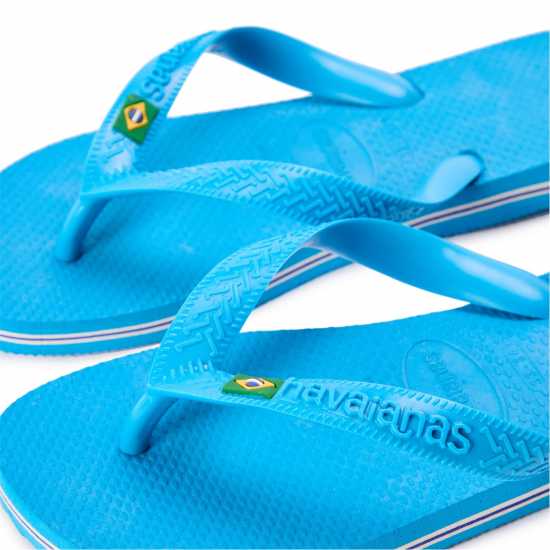 Havaianas Джапанки Hav. Brasil Turquoise/turquoise 33/ Flip Flops Unisex Kids  