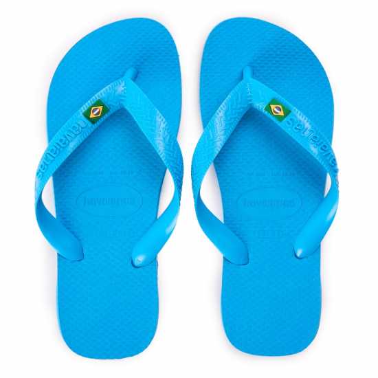 Havaianas Джапанки Hav. Brasil Turquoise/turquoise 33/ Flip Flops Unisex Kids  