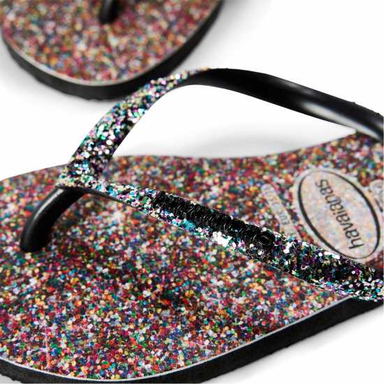 Havaianas Джапанки Hav. Slim Carnaval Black 33/34 Flip Flops Unisex Kids  