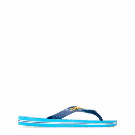 Havaianas Джапанки Hav. Brasil Logo Turquoise/turquois Flip Flops Unisex Kids Havaianas Джапанки Hav. Brasil Logo Turquoise/turquois Flip Flops Unisex Kids