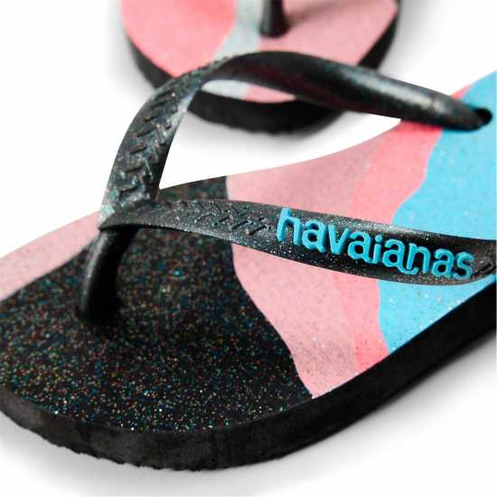 Havaianas Джапанки Hav. Slim Palette Glow Black 25/26 Flip Flops Unisex Kids  