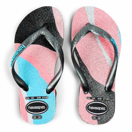 Havaianas Джапанки Hav. Slim Palette Glow Black 25/26 Flip Flops Unisex Kids  