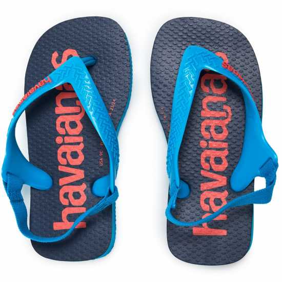 Havaianas Джапанки Hav. Baby Logomania Turquoise 23/24 Flip Flops Unisex Kids  