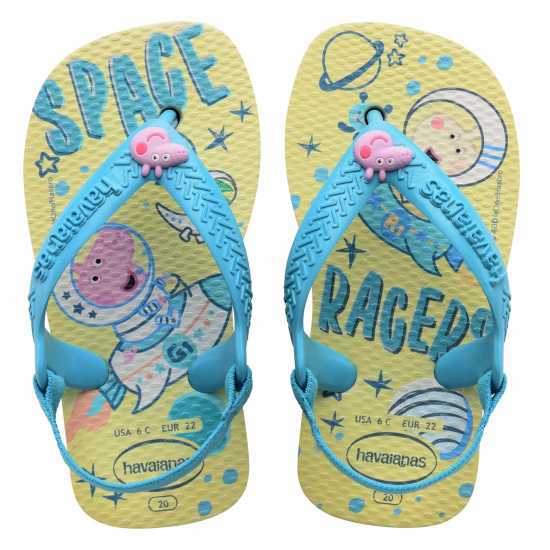Havaianas Джапанки Hav. Baby Peppa Pig Beige 21 Flip Flops Unisex Kids  