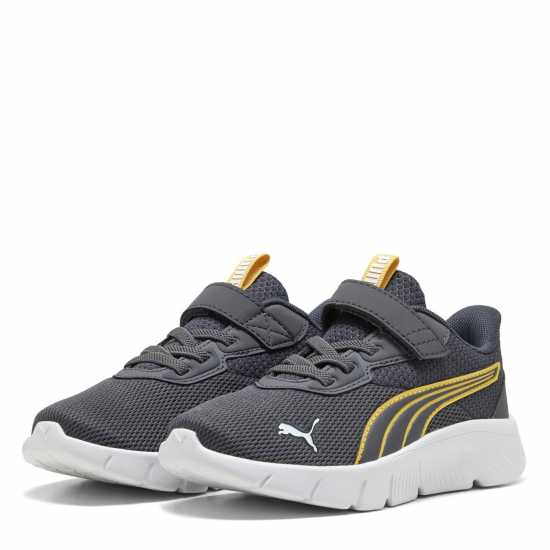 Puma Unisex Kids Flexfocus Ac+ Runners Grey/White Puma Unisex Kids Flexfocus Ac+ Runners Grey/White