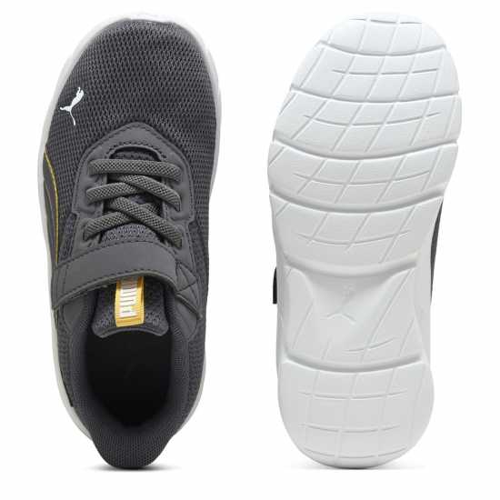 Puma Unisex Kids Flexfocus Ac+ Runners Grey/White Puma Unisex Kids Flexfocus Ac+ Runners Grey/White