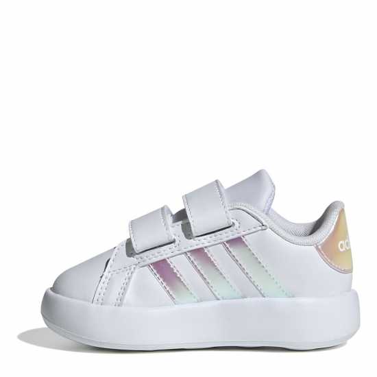 Adidas Grand Court 2.0 Shoes Infant Girls Бяло / Иридис Adidas Grand Court 2.0 Shoes Infant Girls Бяло / Иридис