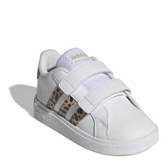 Adidas Grand Court 2.0 Shoes Infant Girls Бяло/Животно 