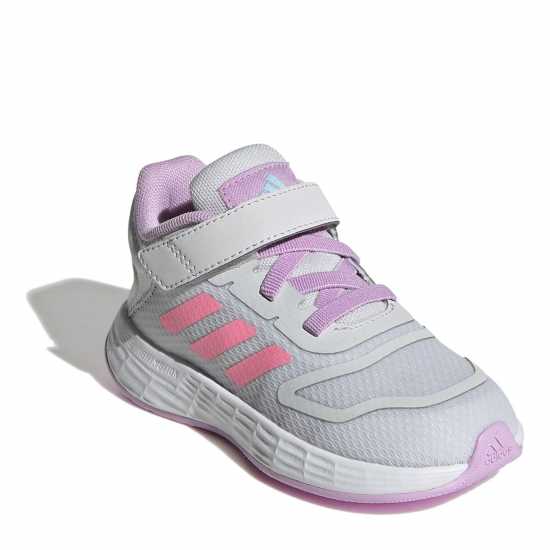 Adidas Duram 10 Running Shoes Kids Dash Grey/Pink Детски маратонки