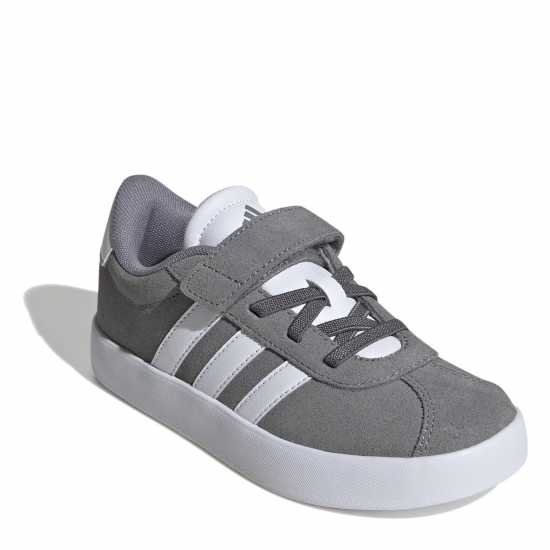 Adidas Court 3.0 El C Grey/White Детски маратонки