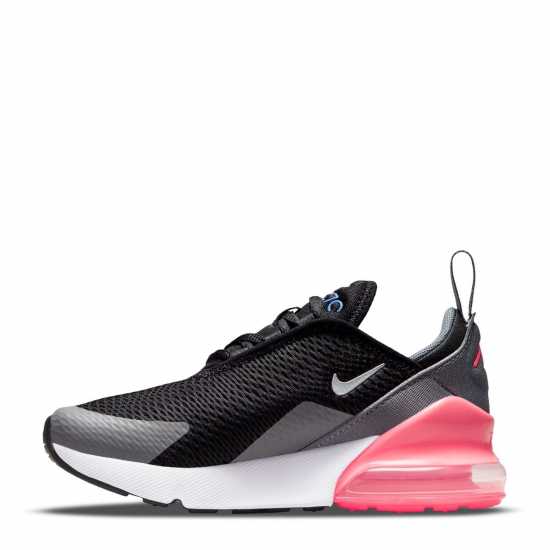 Nike Air Max 270 Little Kids' Shoe Черно/Розово Nike Air Max 270 Little Kids' Shoe Черно/Розово